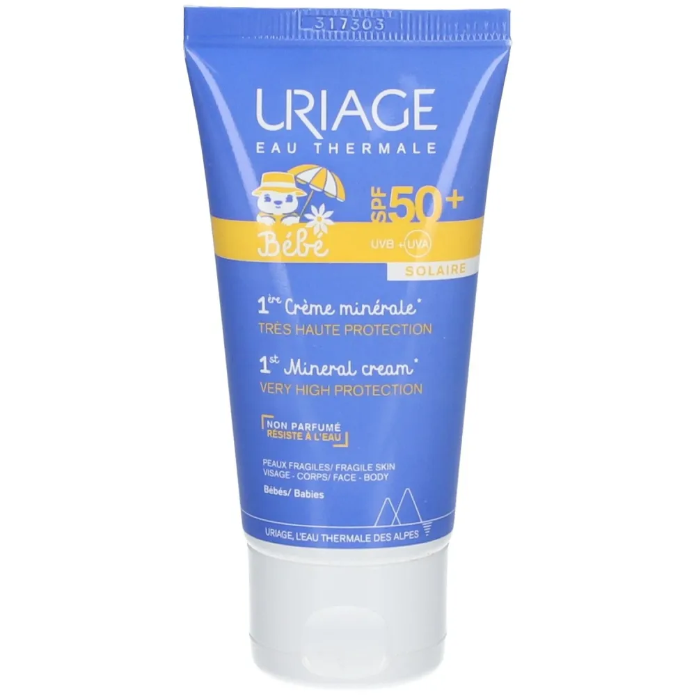 Uriage Baby 1. Mineral-Creme Spf50++