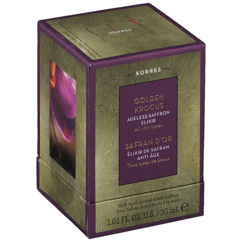 KORRES Golden Krocus Anti-Ageing Elixier Anti-Aging Gesichtsserum 30 ml