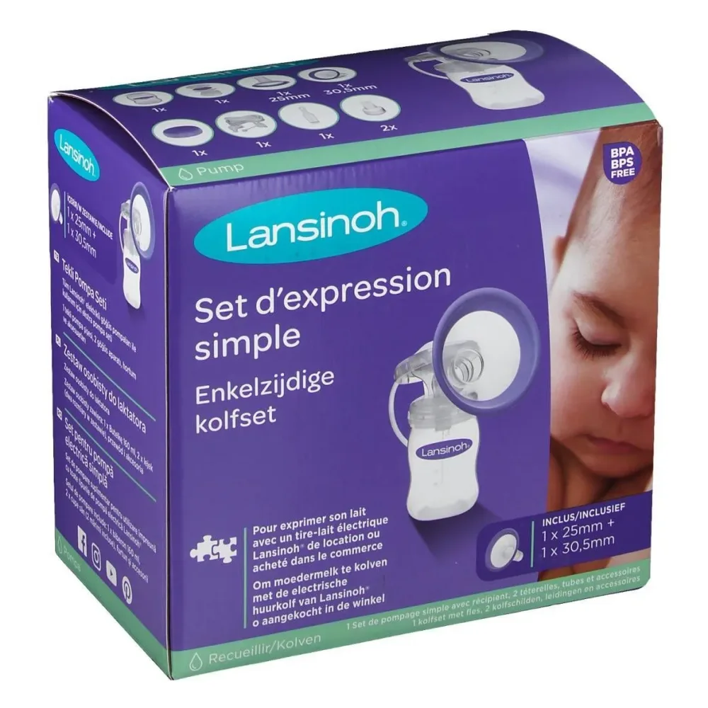 Lansinoh® Einzelpumpenset