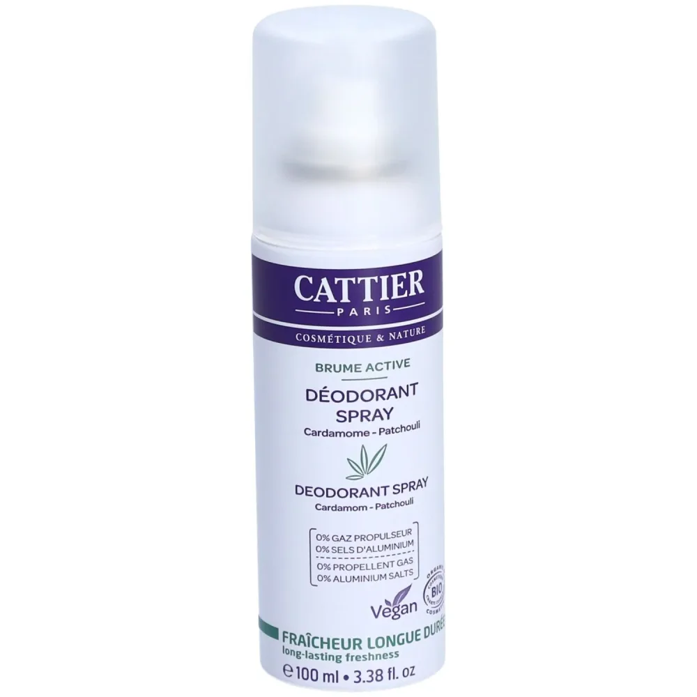 Cattier Deodorant Spray - Kardamom & Patchouli