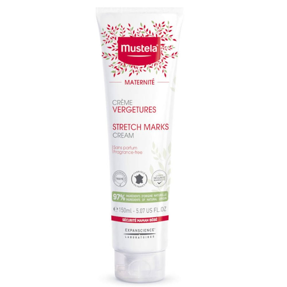 Mustela -  Schwangersch Streif Cr, Schwangerschaftsstreifen Creme, 150  ml