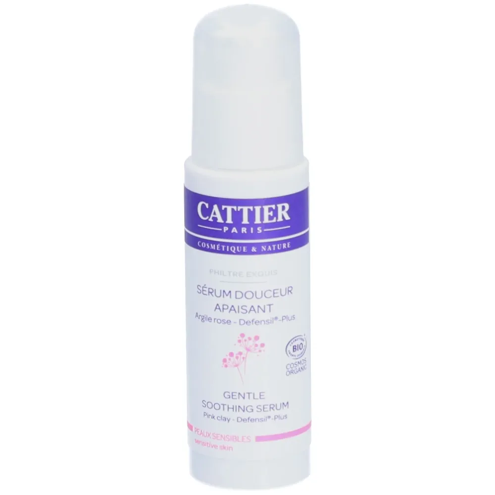 Cattier Beruhigendes Sanftes Serum Rosa Tonerde - Defensil®-Plus