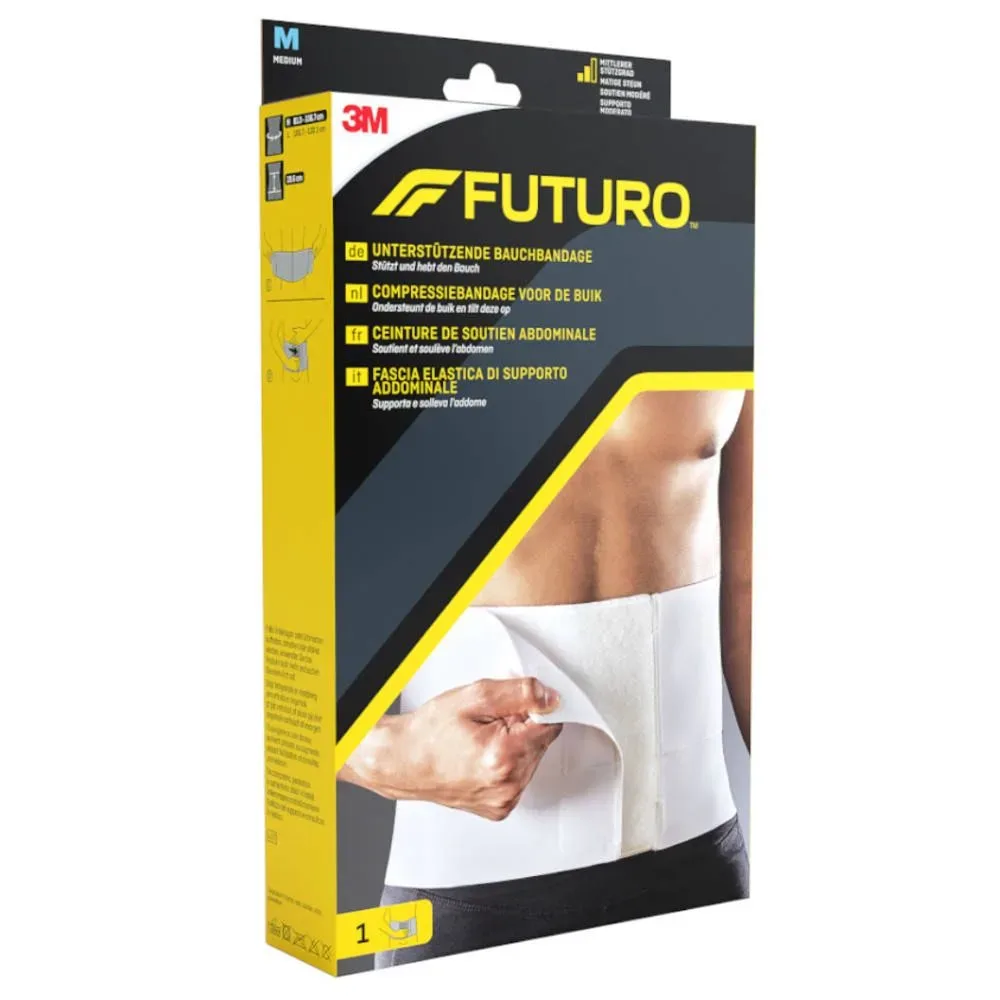 3M FUTURO Unterstützende Bauchbandage, Grösse M, Bauchumfang 81-107cm (1 Stk)