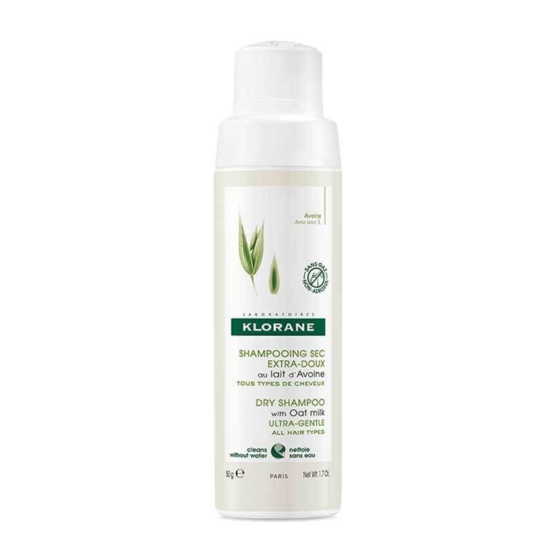 KLORANE - Trockenshampoo Aerosolfrei, Hafermilch, 50 g