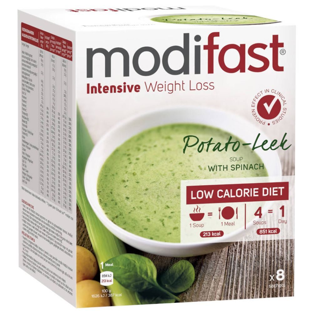 modifast Weight Loss Programm Suppe Kartoffel Lauch (8x55g)