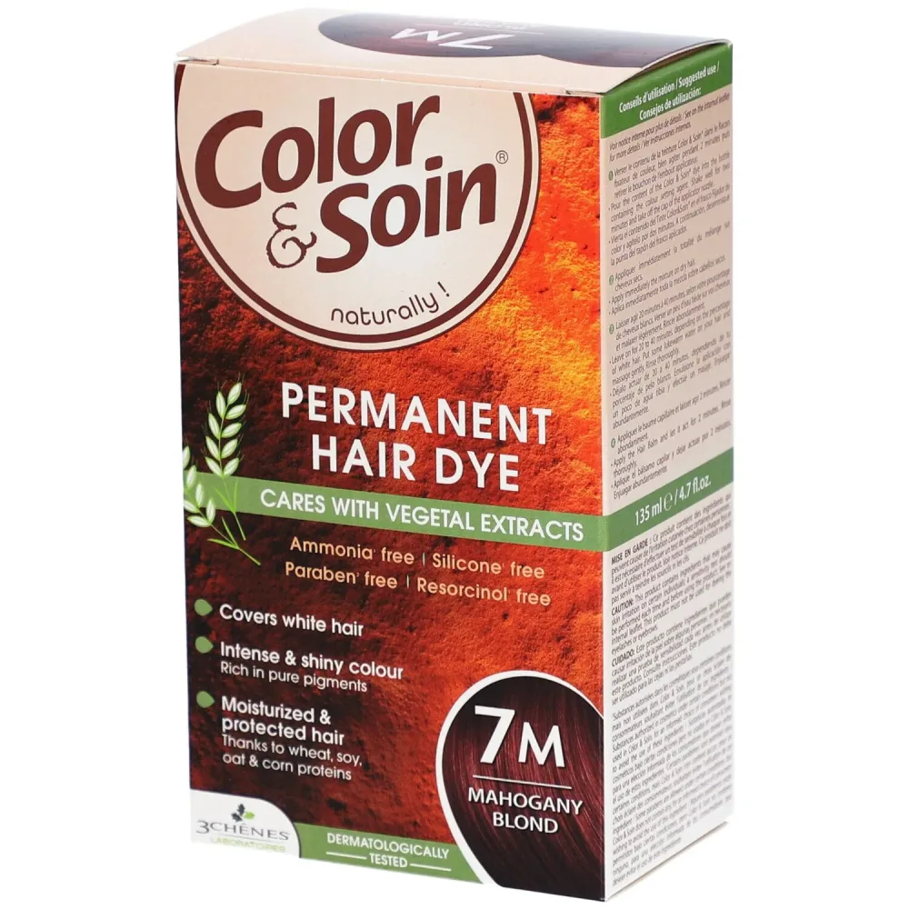 Color & Soin Coloration 7M, Mahagoni-Blond (135ml)