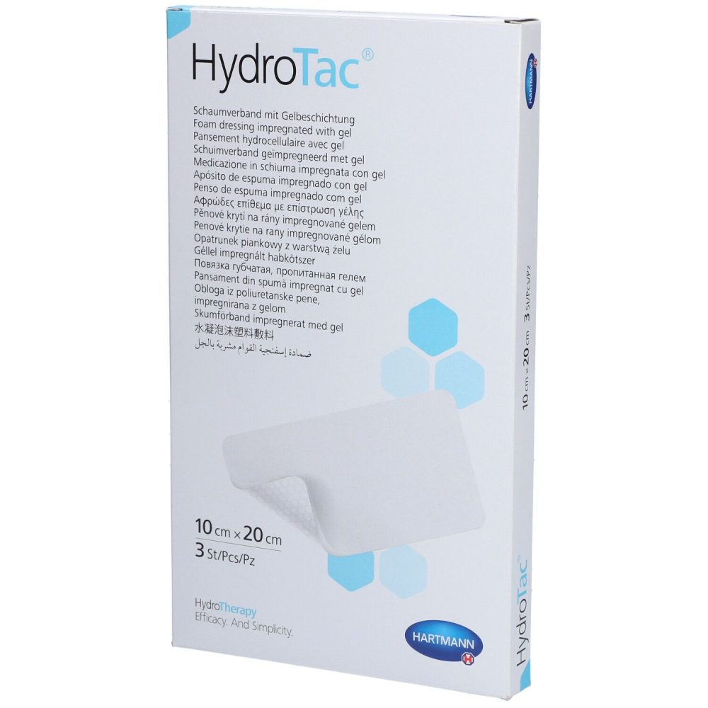 Hydrotac Wundverband 10x20cm steril (3 Stk)