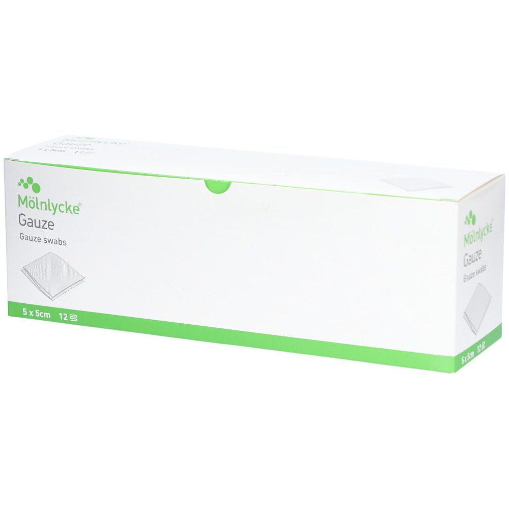 Mölnlycke Gauze Gazekompressen 5x5cm steril (24x5 Stk)
