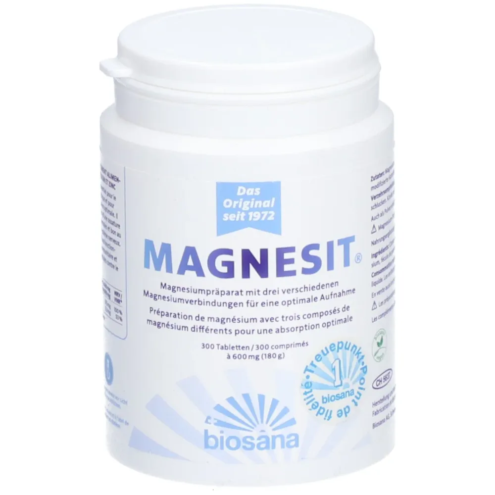 biosana MAGNESIT Mineralsalz Tabletten konzentriert (300 Stk)