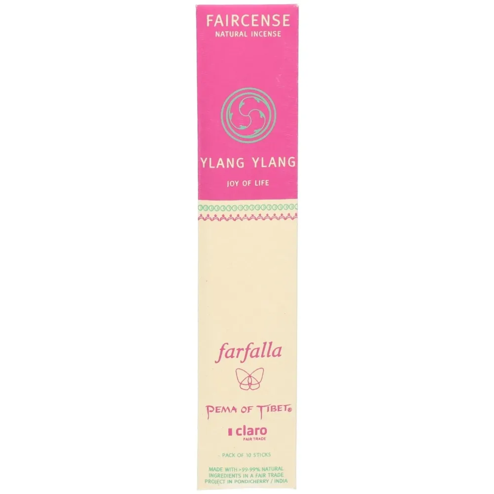 farfalla Ylang Ylang / Joy of Life, Faircense Räucherstäbchen mit Halterung