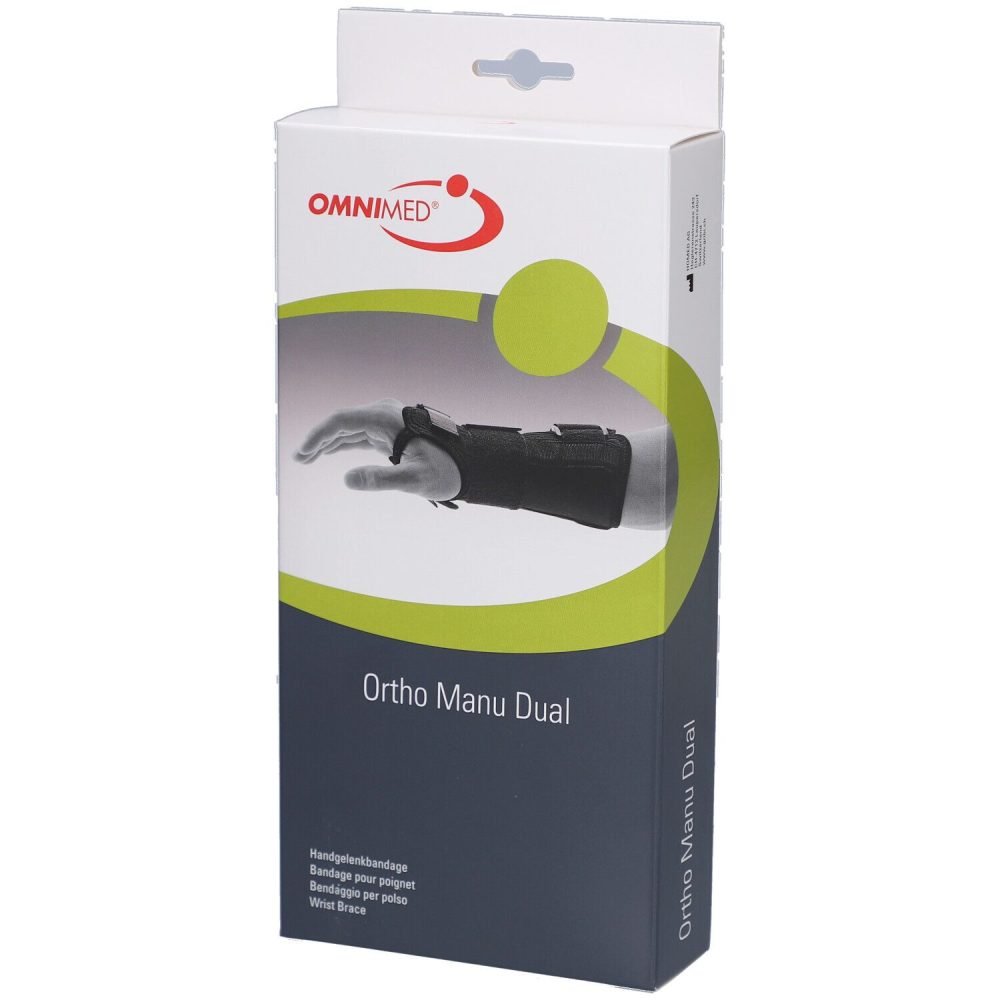 OMNIMED Ortho Manu Dual Handgelenkba S schwarz (1 Stück)