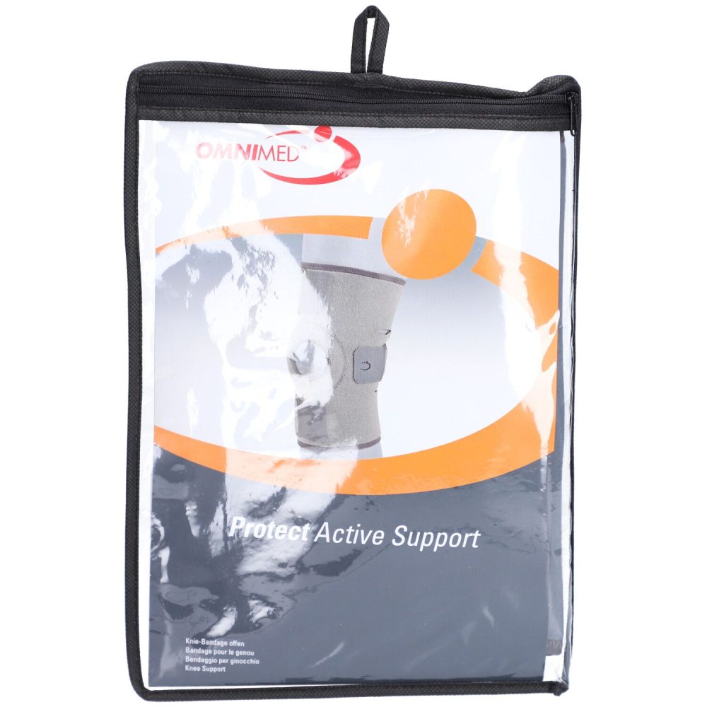 OMNIMED Protect Kniebandage offen Einheitsgrösse (1 Stück)