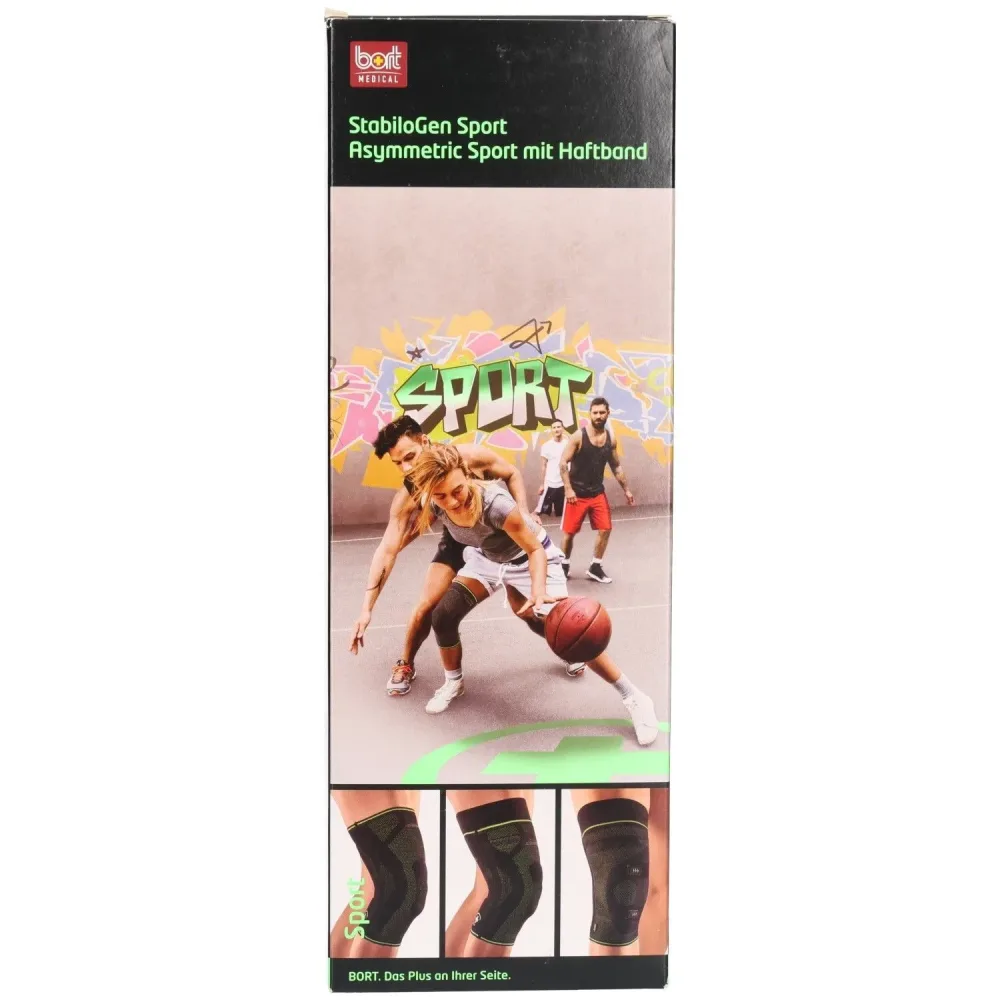Bort StabiloGen Sport Kniebandage 4+ schwarz/grün