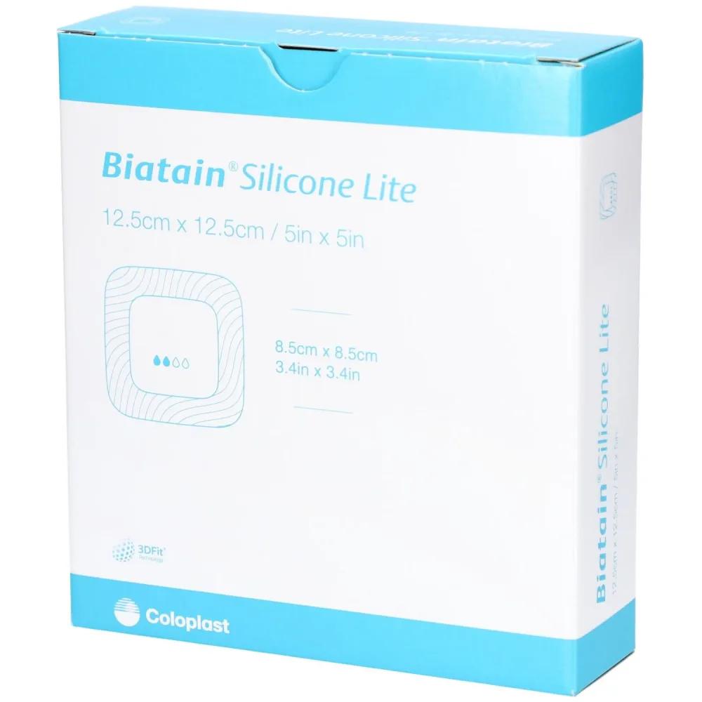Biatain Silicone Lite Schaumverband 12.5x12.5cm (10 Stk)