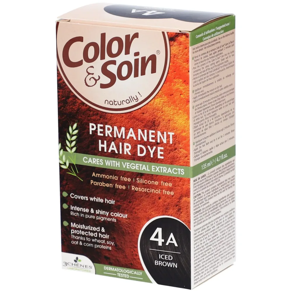 Color & Soin Coloration 4A, Eisbraun (135ml)