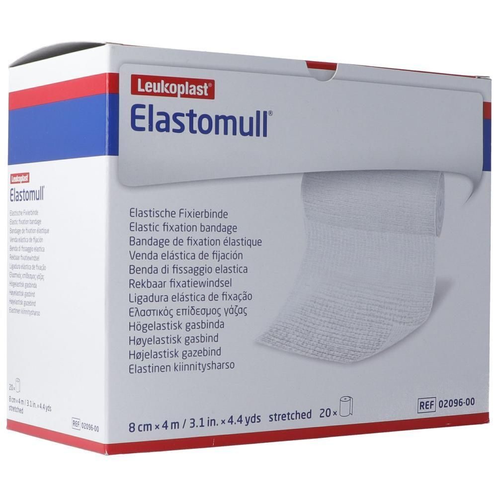 Elastomull elastische Fixierbinde 4mx8cm in Polypropylen (20 Stück)