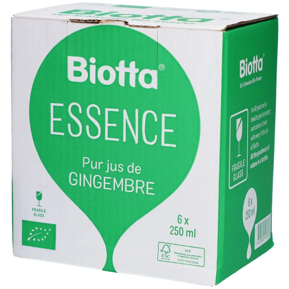 Biotta Essenz Bio Ingwer (6x2.5dl)