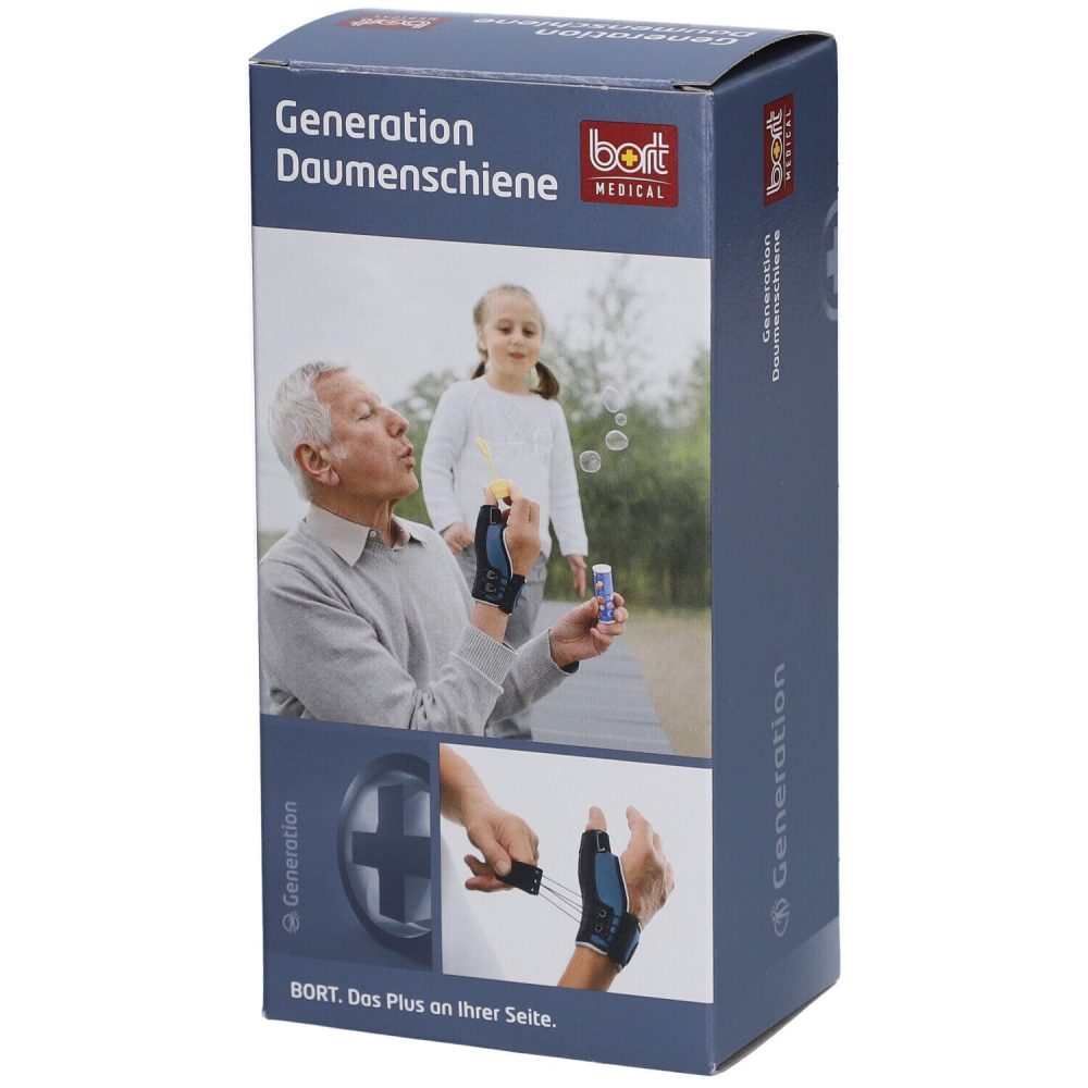 bort Generation Daumenschiene L links blau (1 Stück)