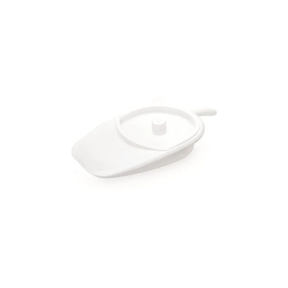 VITILITY Bettpfanne mit Deckel weiss (1 Stk)