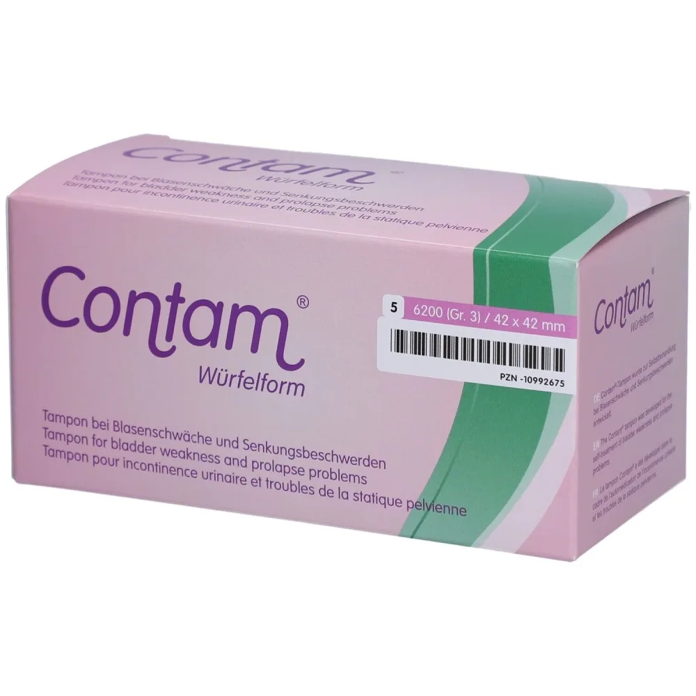 Contam Würfeltampon 42mm Grösse 3 (5 Stk)