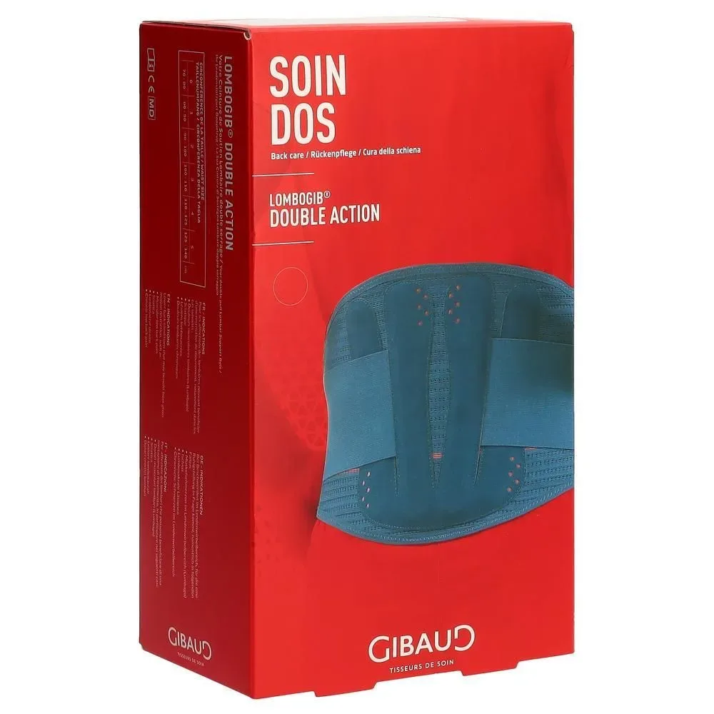 GIBAUD Lombogib Double Act 26cm, Grösse 3, 100-110cm blau (1 Stk)