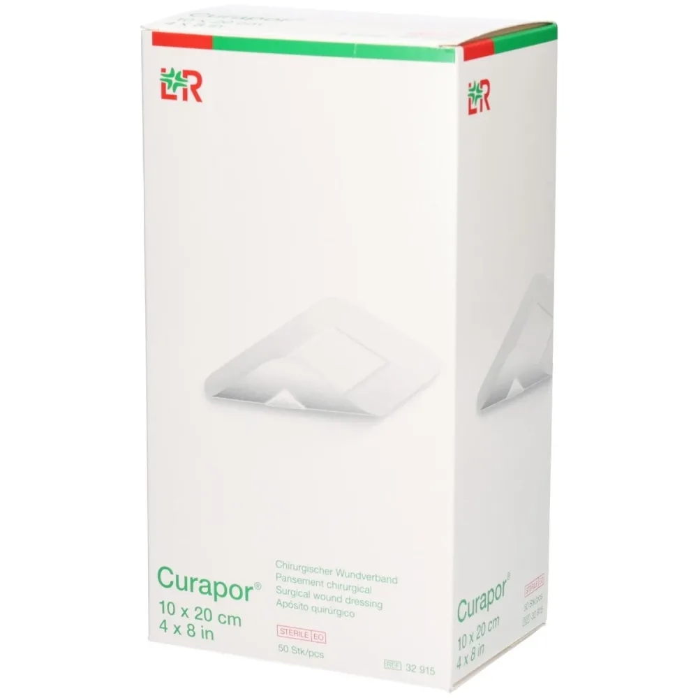 Curapor Chirurgisch Wundverband 10x20cm steril 50 Stk