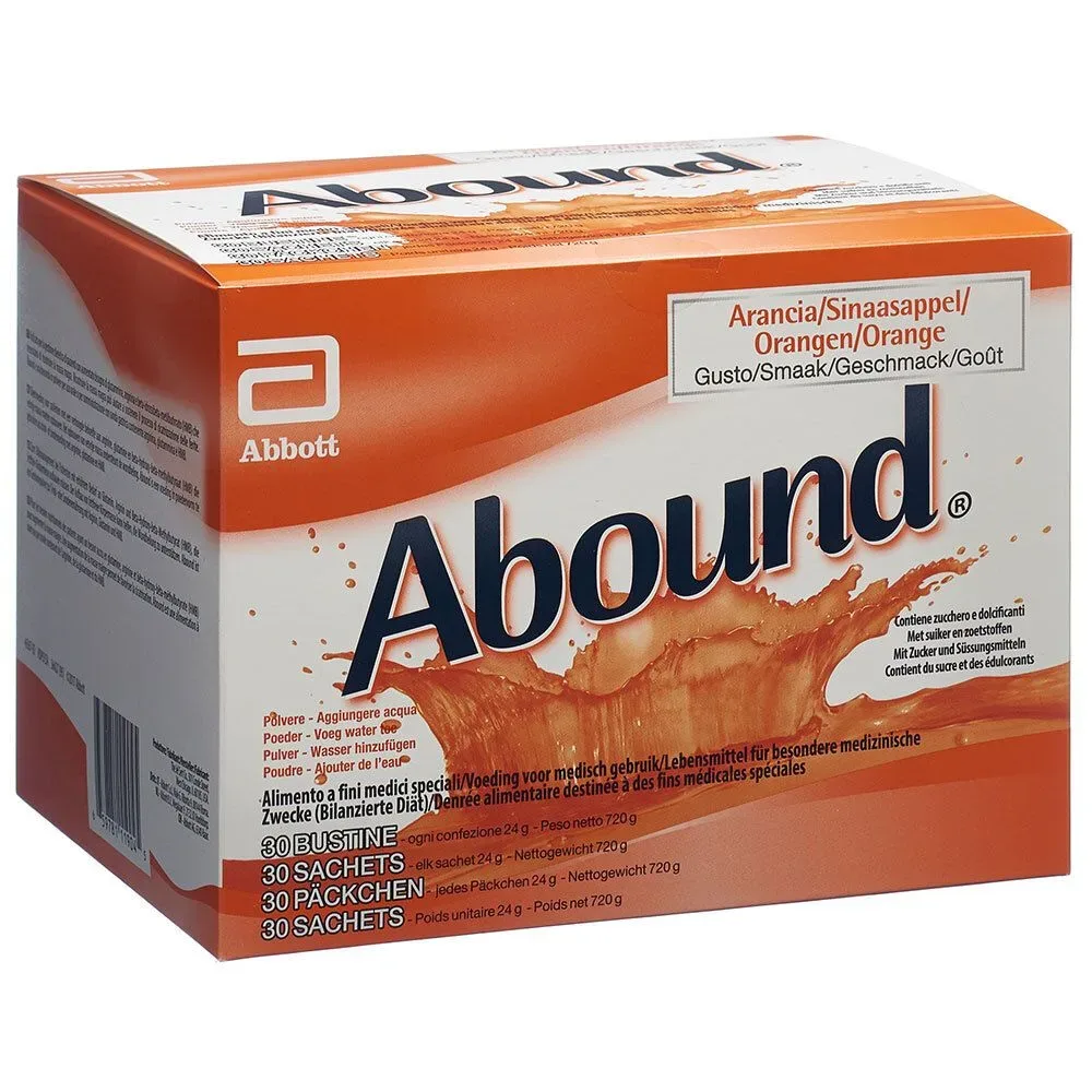 Abbott Abound Getränkepulver Orange Sachets (30 Stk)