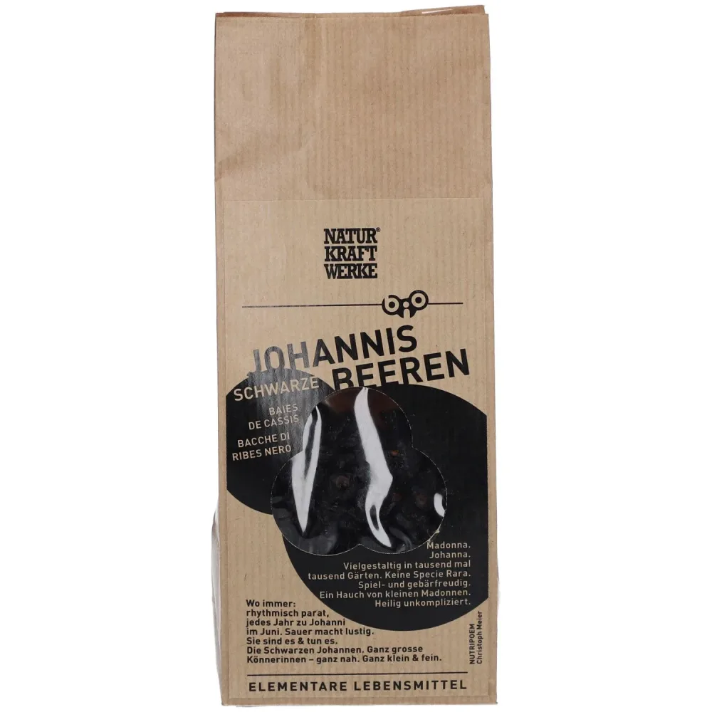 NATURKRAFTWERKE Schwarze Johannisbeeren Bio (150g)