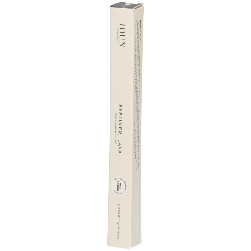IDUN Minerals Eye liner Lava svart (12 ml)