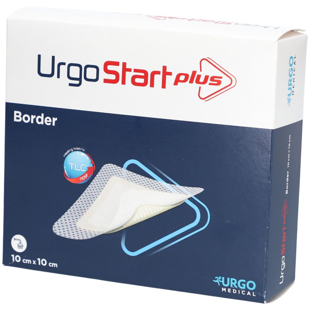 Urgo Start Plus Border Wundauflage, 10x10cm (10 Stk)