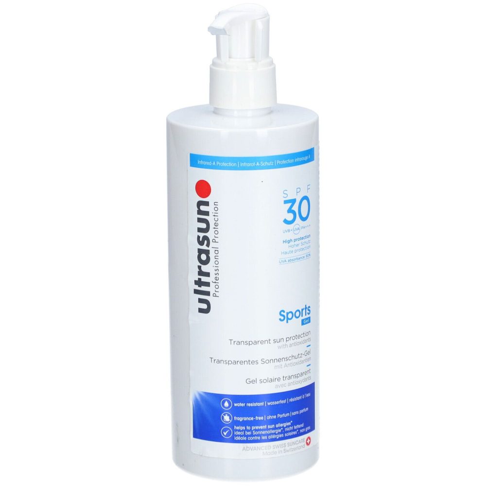 Ultrasun Sports Gel - Transparentes Sonnenschutzgel Spf30