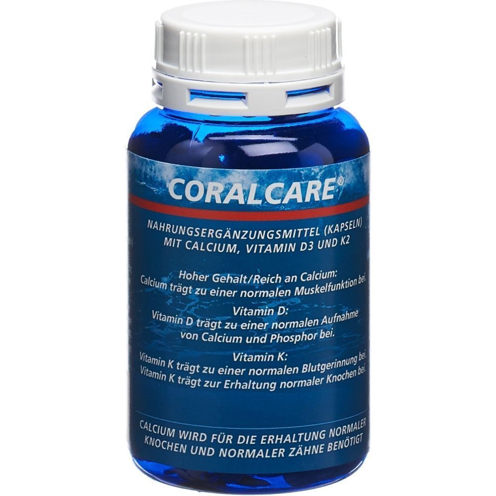 CORALCARE Calcium Kapseln mit Vitamin D3 und K2 (120 Stk)