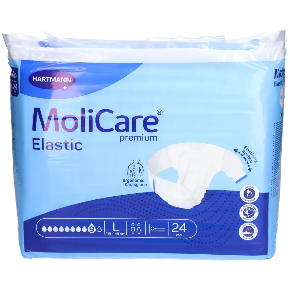 MoliCare Premium Elastic 9 Tropfen Gr. L (24 Stk)