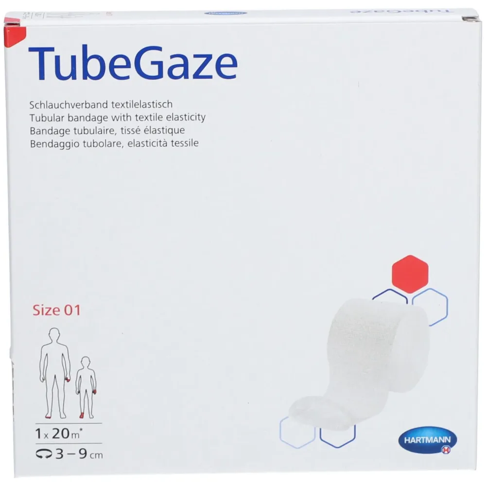 TubeGaze Schlauchgaze, Grösse 01, 20m (1 Stk)