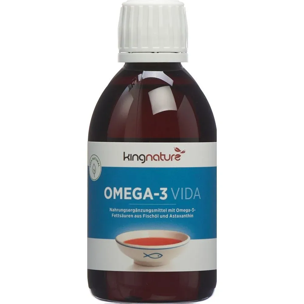 kingnature OMEGA-3 VIDA liquid Flasche (250ml)
