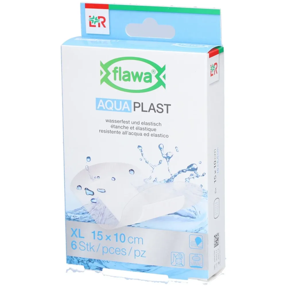FLAWA Aqua Pflaster 10x15cm wasserfest (6 Stk)