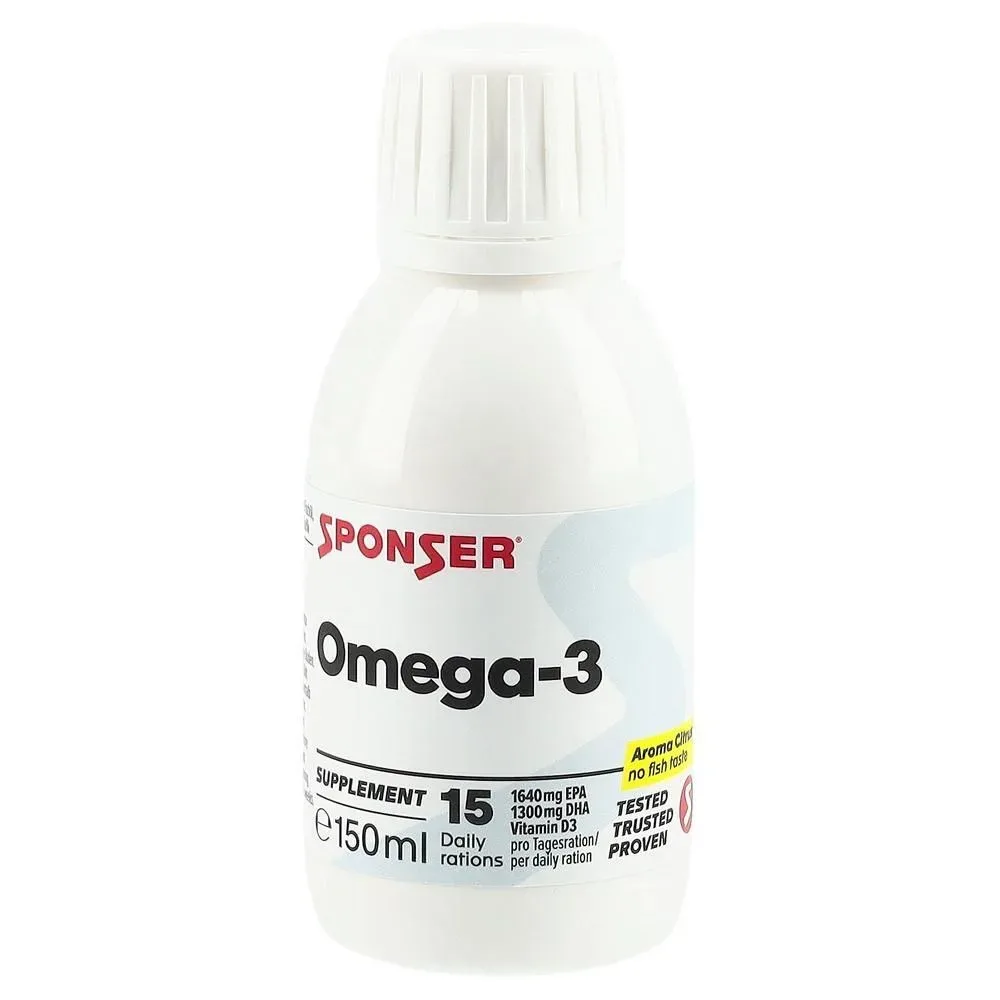 Sponser Omega-3 Plus Citrus 150 ml Nahrungsergänzung Weiss, Herren, Größe: 0