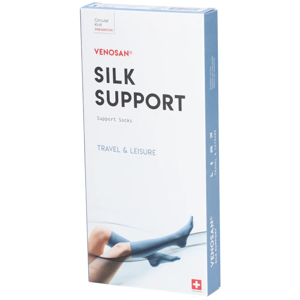 VENOSAN SILK A-D Support Socks, Grösse M, marine (1 Stk)