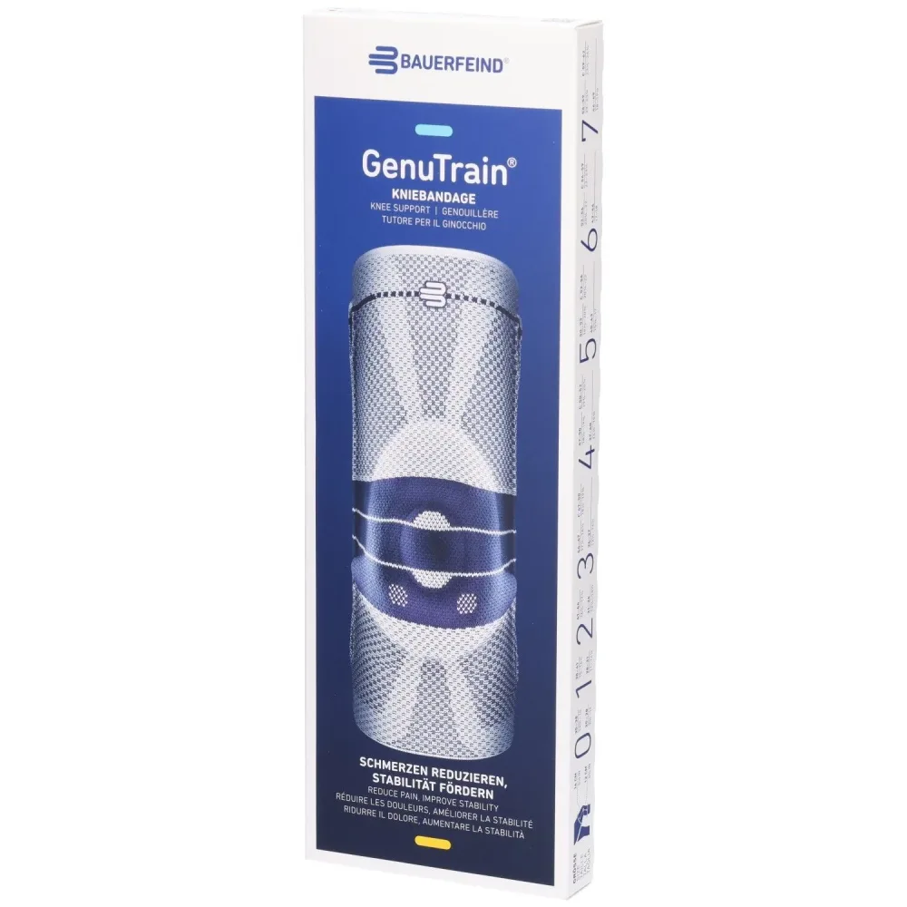 Bauerfeind GenuTrain Aktivbandage Gr4 Comfort beige