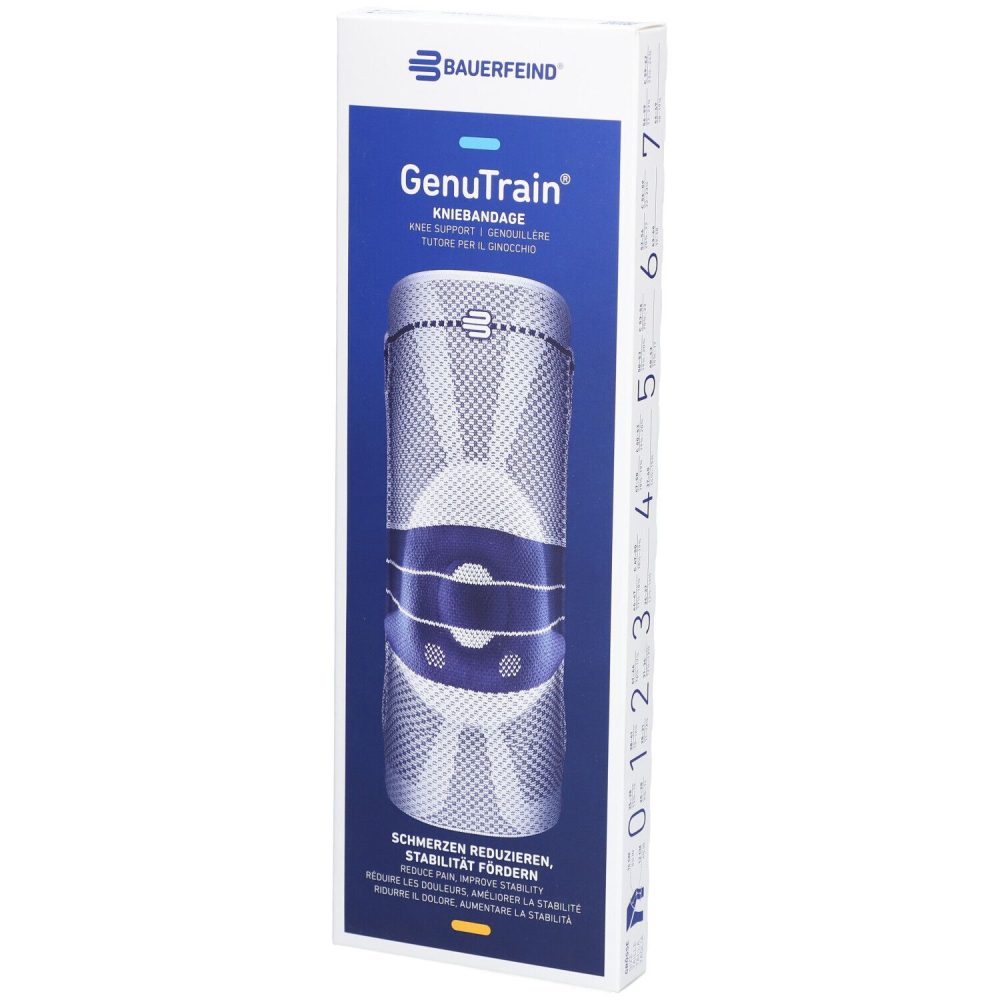 GenuTrain Aktivbandage Grösse 5 titan (1 Stk)