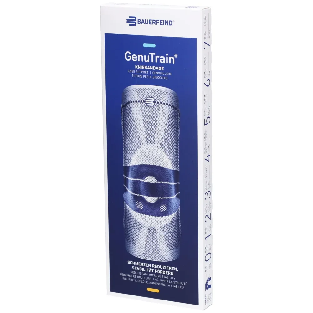 GenuTrain Aktivbandage Grösse 7 titan (1 Stk)