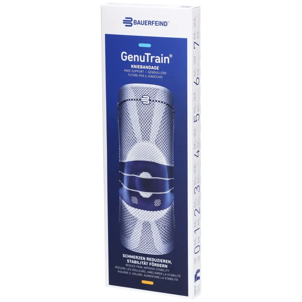 GenuTrain Aktivbandage Grösse 5 Comfort titan (1 Stk)