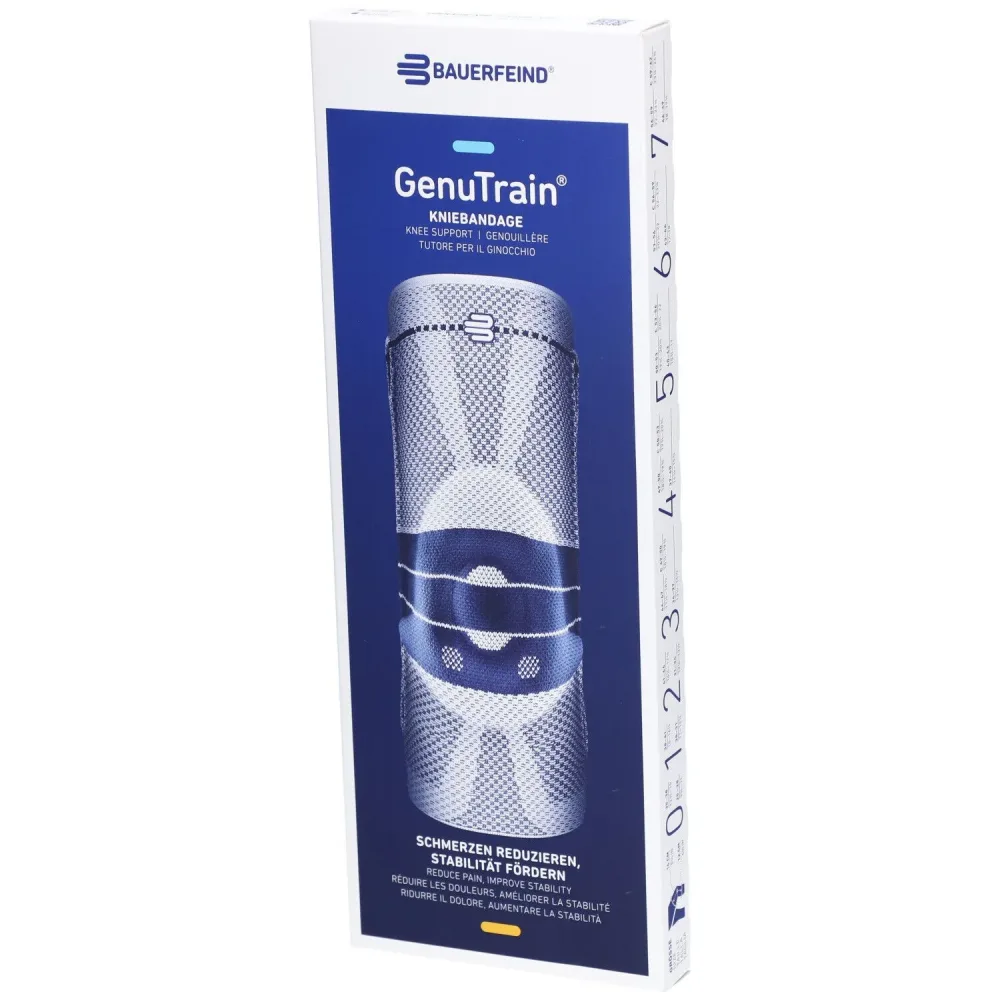 GenuTrain Aktivbandage Grösse 6 Comfort titan (1 Stk)