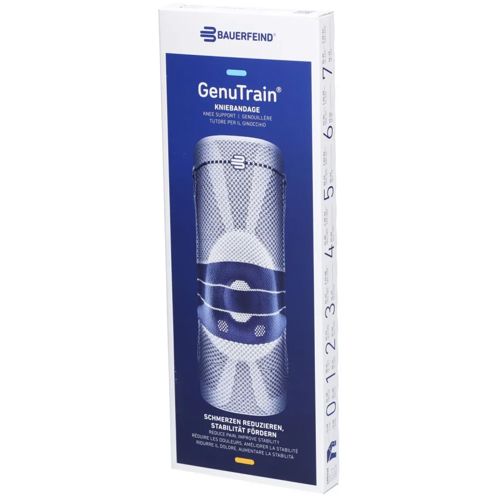GenuTrain Aktivbandage Grösse 7 Comfort titan (1 Stk)