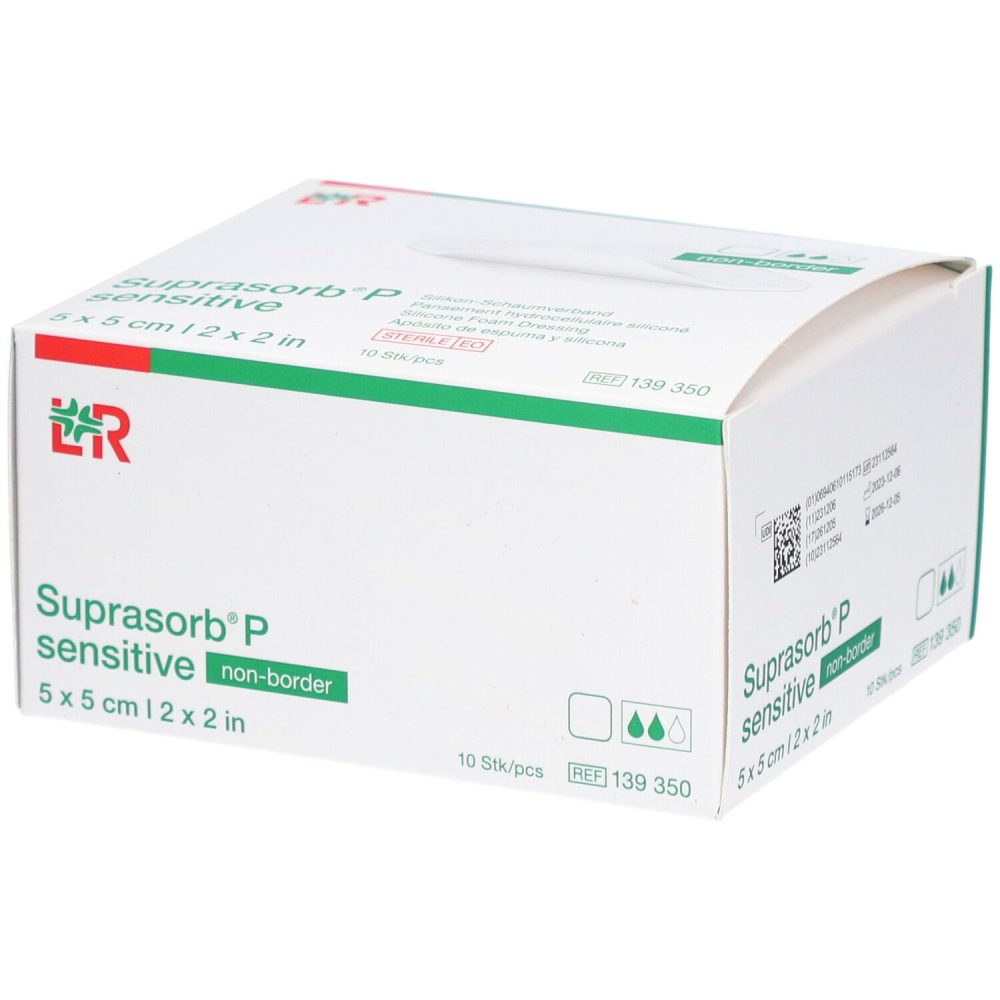 Suprasorb P sensitive non-border 5x5cm