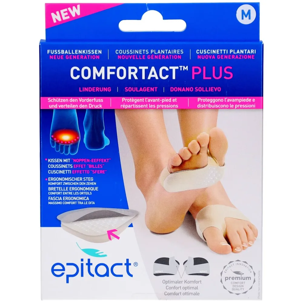 epitact Fussballenkissen Comfortact Plus, Grösse M (1 Paar)