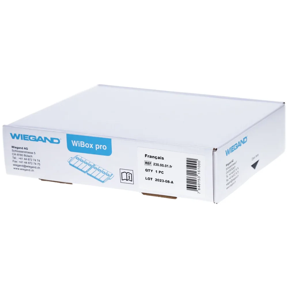 Wibox Pro Medidispenser 7 Tage 4 Fächer/Tag Koffer Französisch (1 Stk)