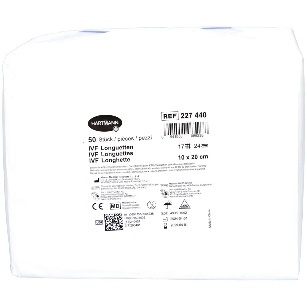 IVF Longuetten T17, 10x20cm, 24-fach (50 Stk)
