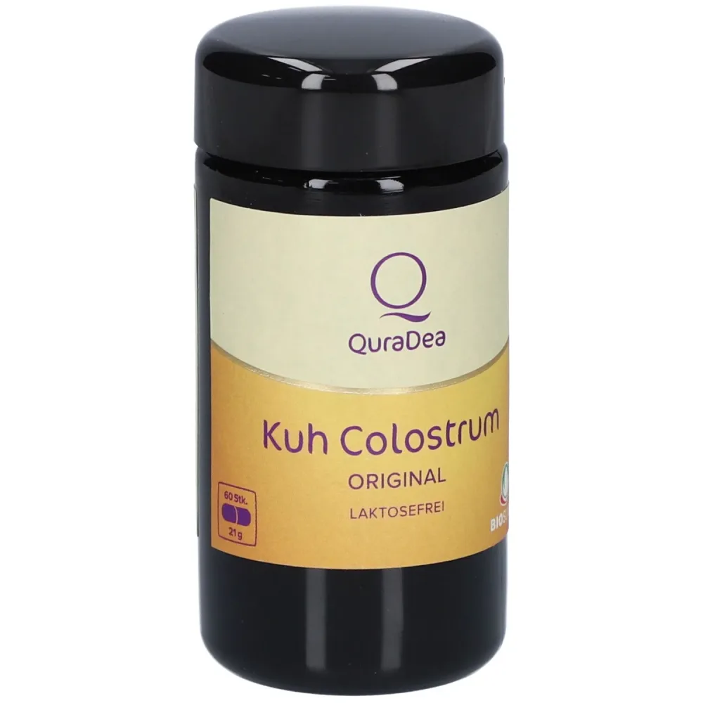 QuraDea Kuh Colostrum Original Kaps Bio pasteurisiert 60 Stk