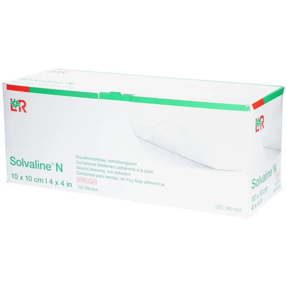 Solvaline N Wundkompresse, 10x10cm (100 Stk)
